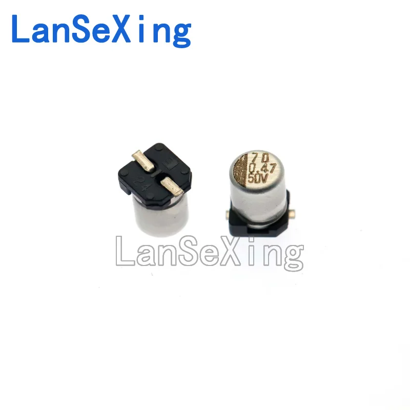 Чип 50 в 5 4 мкФ 4*5 мм алюминиевый электролитический конденсатор * uf50v SMD Электролиз