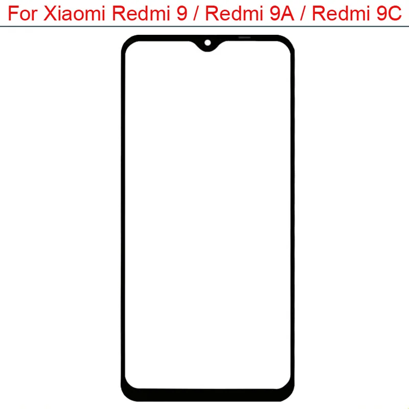 Передняя панель для Xiaomi Redmi 9 9A 8A 9C T Note 7 8 Pro 9S 8T Note9S Note9 стеклянная крышка сенсорного