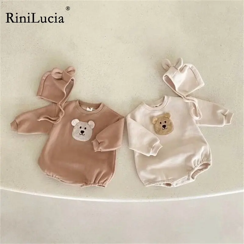 

Summer Cotton Baby Girls O Neck Cartoon Rompers Newborn Baby Clothing Cute Long Sleeve Toddler Infant Romper