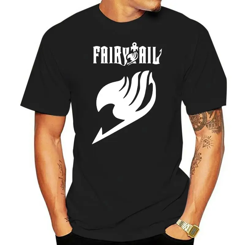

Fairy Tail t shirt Fashion Men casual t-shirt 2022 Graphic Summer tshirt Streetwear Group Logo Tops Anime Tee Classic Clothing