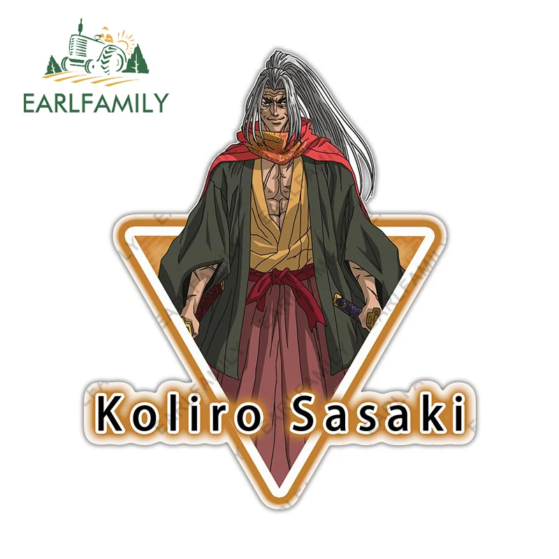 EARLFAMILY 13cm x 11.1cm Koliro Sasaki Record of Ragnarok Car Stickers Personality Anime Decal Motorcycle Windows RV Car Lable