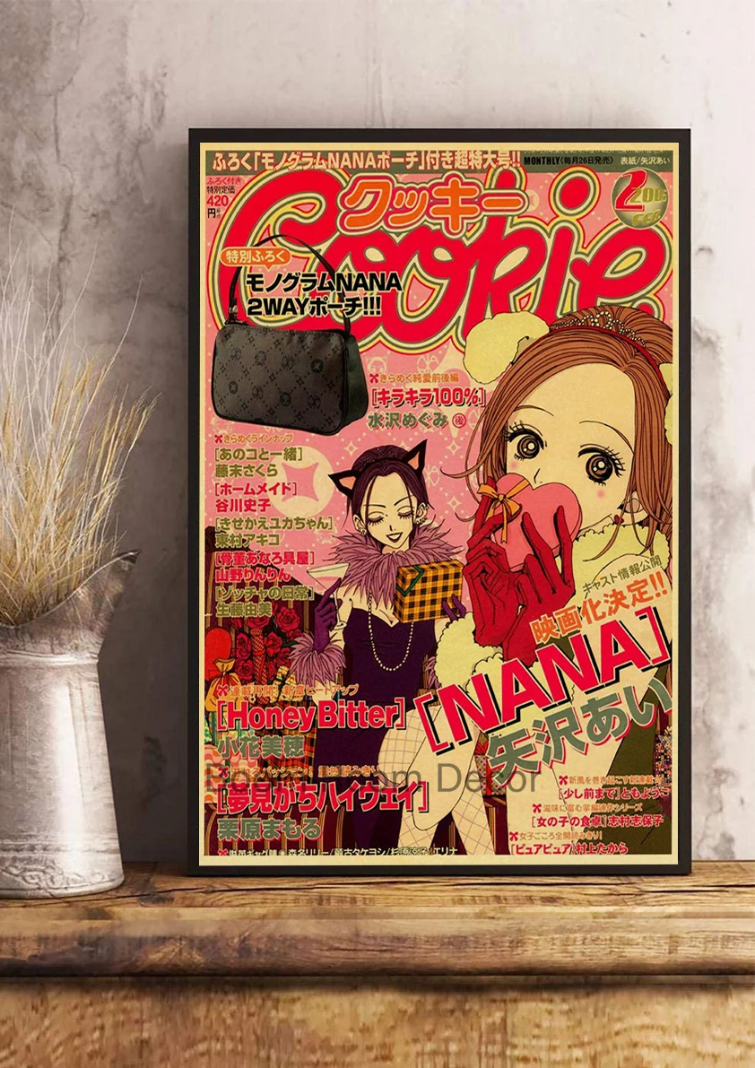 

Ретро-плакат NANA из крафт-бумаги