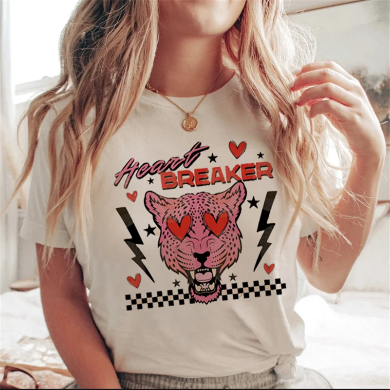 

Clothes T-shirt Short Sleeve Cute 2023 Cartoon Printed Women's Cartoon Casual Fashion Pattern Ordinary T-shirt Top Women's T-shi