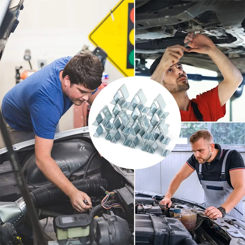 10/30 шт. металлические зажимы для дверных полос автомобиля VW Seat Audi A4 A6 Golf 6 фиксатор