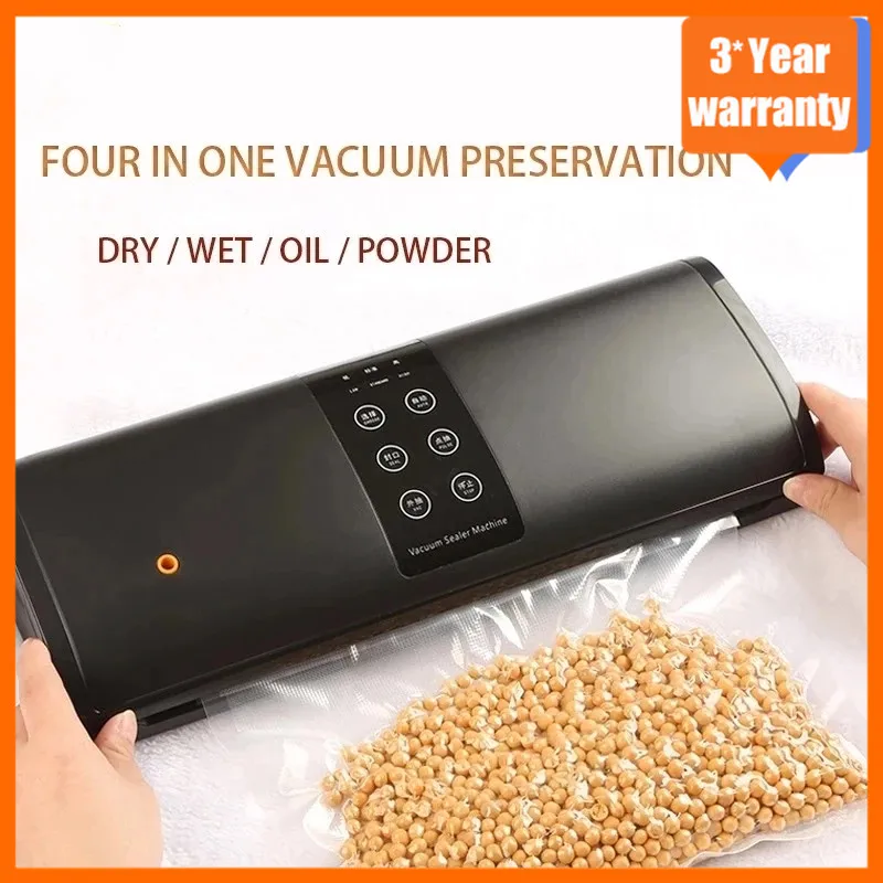 Electric Vacuum Sealer Packaging Machine Food Vacuum For Home Kitchen Including10pcs Food Bags Commercial Vacuum