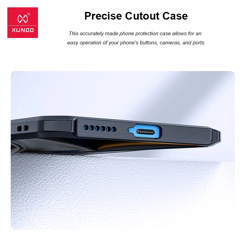 xundd phone case for poco x4 x3 m4 pro case airbag shockproof bumper shell screenlens full protection back tranparent cover free global shipping