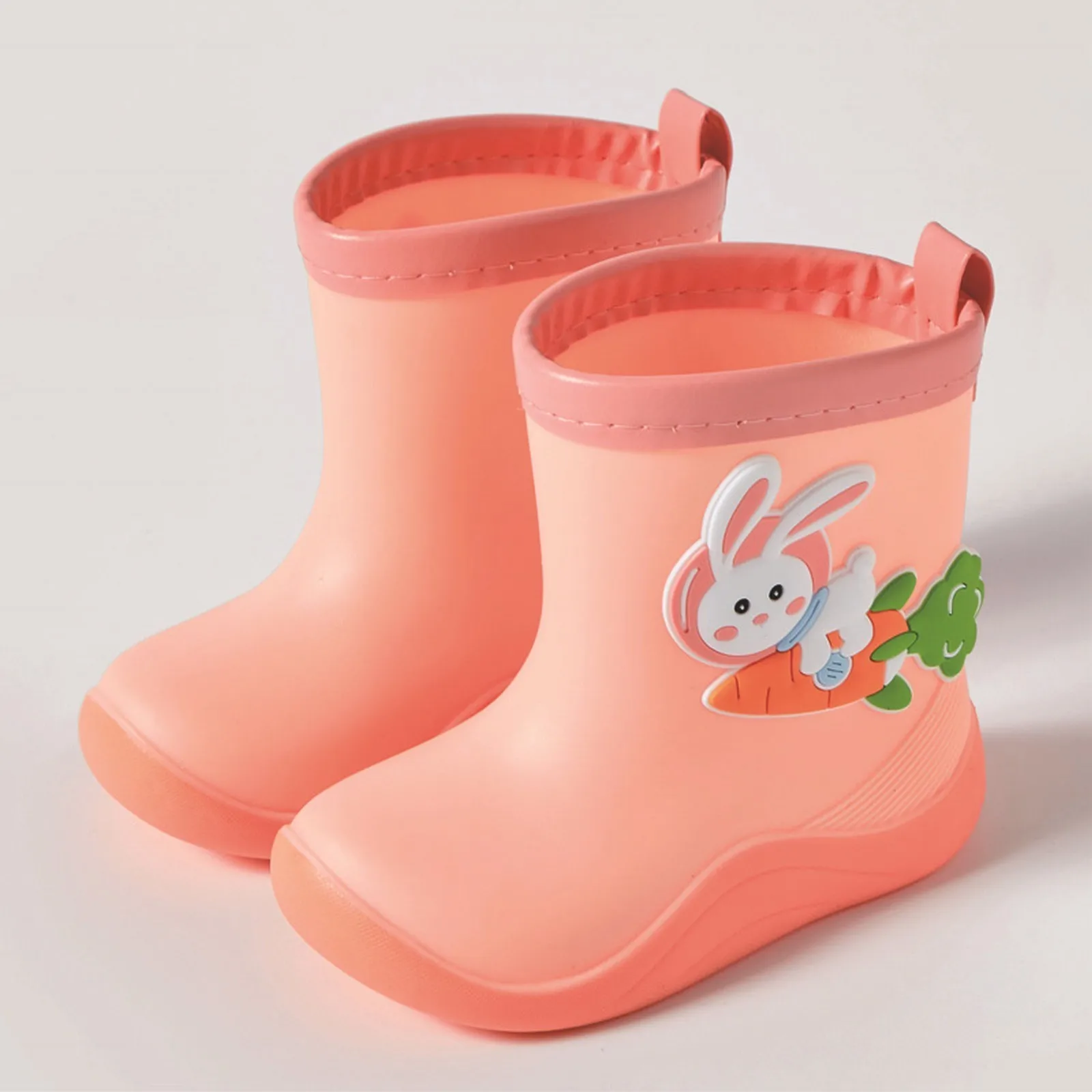 

Cute Cartoon Children Waterproof Rain Boots Baby Water Shoes Kids Rain Shoes Boys Girls Non-Slip Rubber Boots резиновые сапоги