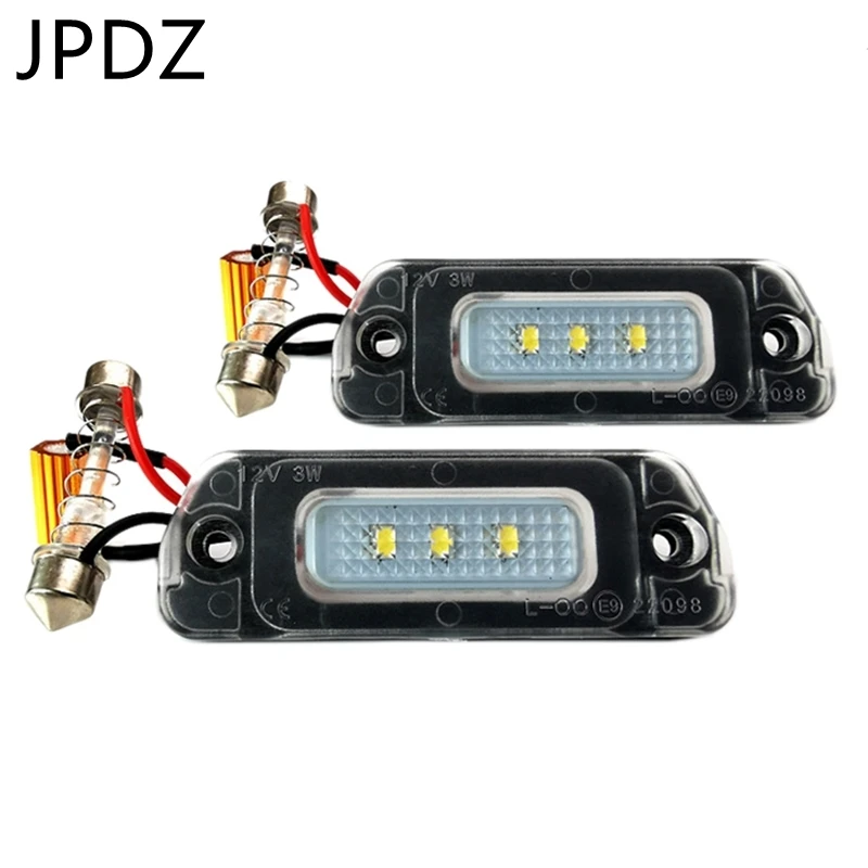 

LED License Plate Light Housing SET for Mercedes W164 W251 GL
