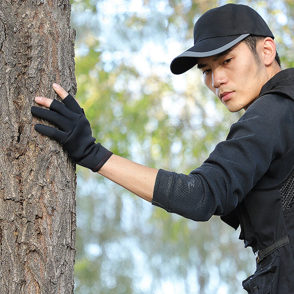 1 пара Нескользящие рыболовные перчатки с 3 пальцами | Спорт и развлечения