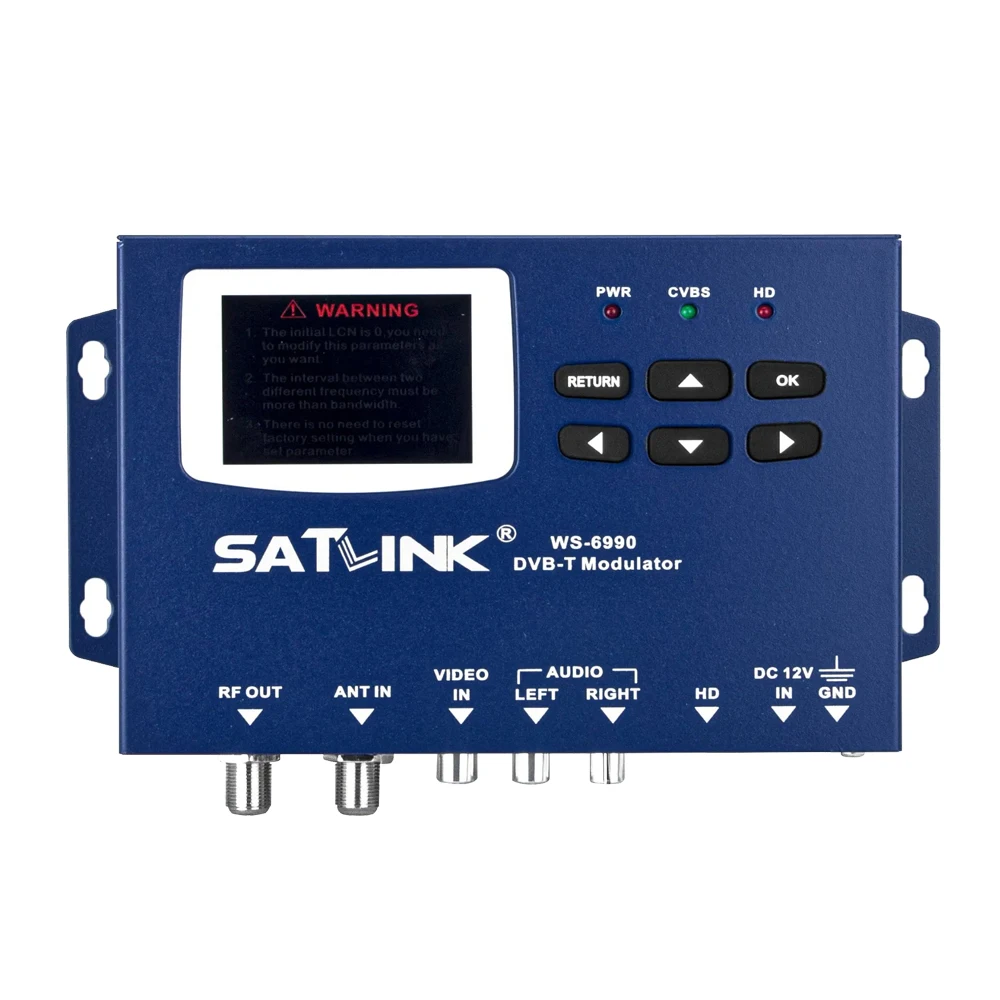 Фото SATLINK WS-6990 1-маршрутный цифровой модулятор DVB-T DVB-C ISDB-T AV и HD спутниковый локатор для адаптирования terrestrial H.264 WS6990 №5