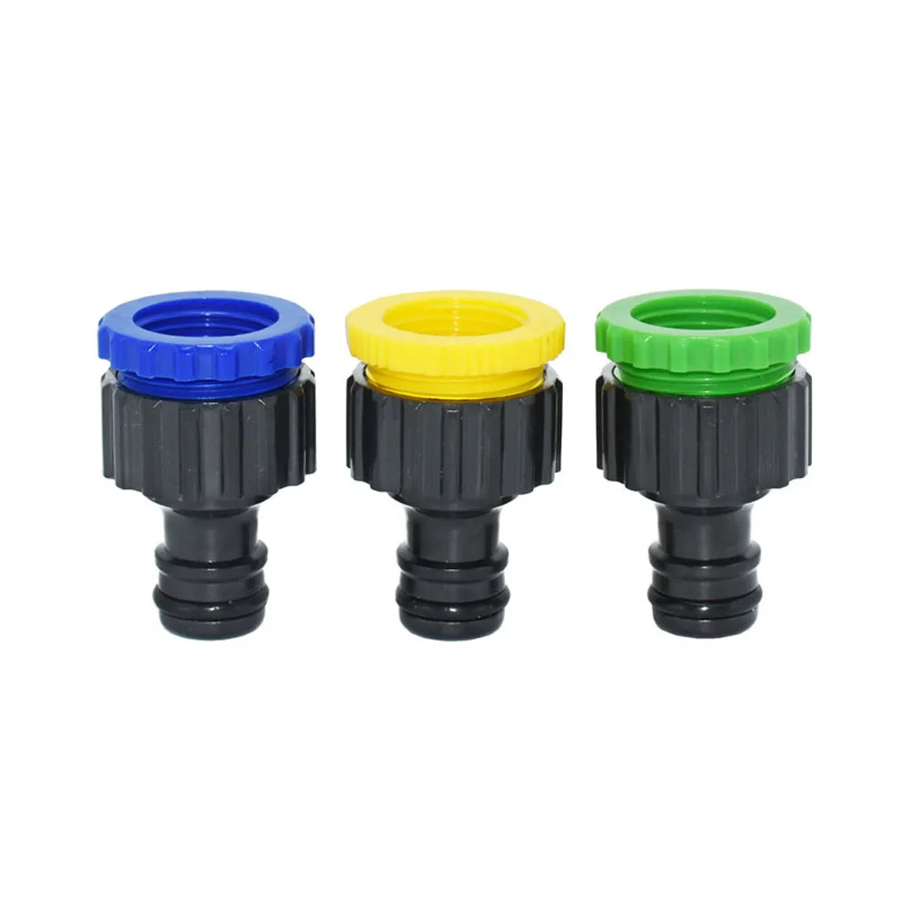 Irrigation 1/2" 3/4" Female Thread Quick Connector Garden Tap Watering Hose Pipe Fitting Adapter 5/8 Quick Connect Adapter  4PCS