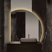 smart bathroom mirror with led light touch control toilet large vanity bathroom mirror wall mounted espelhos makeup tables