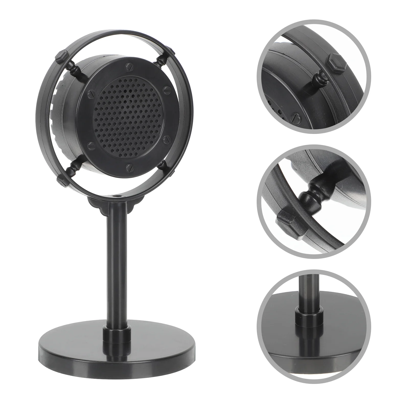 

Props Microphones Propkidspretend Play Mic Fake Photo Vintage Desktop Decor Bar