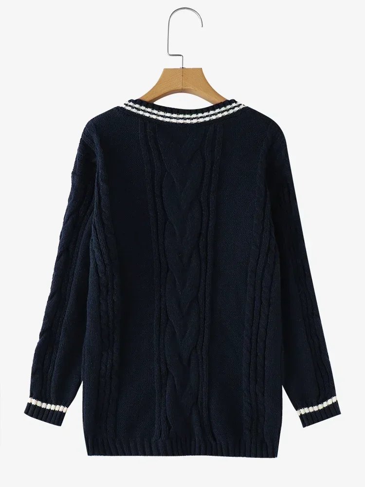 VONDA модные лоскутные свитера женская одежда трикотажные топы с длинными рукавами