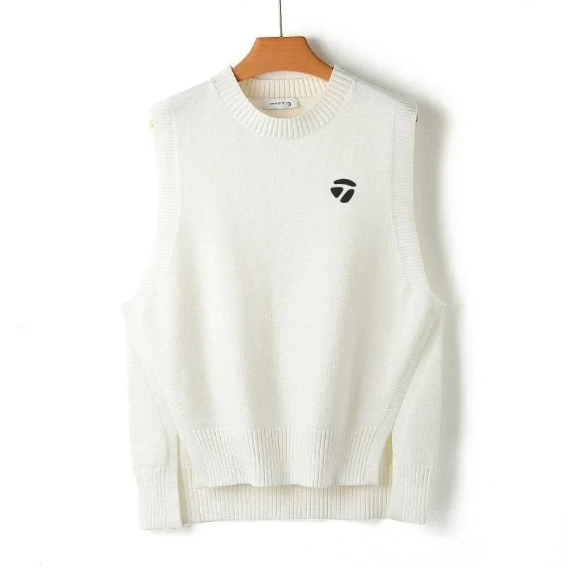 

Men's and Women's Golf Clothing, Knitted Vest, Summer Sun Protection Jacket, Korean Tennis, Luxury Golf Clothing, 2023