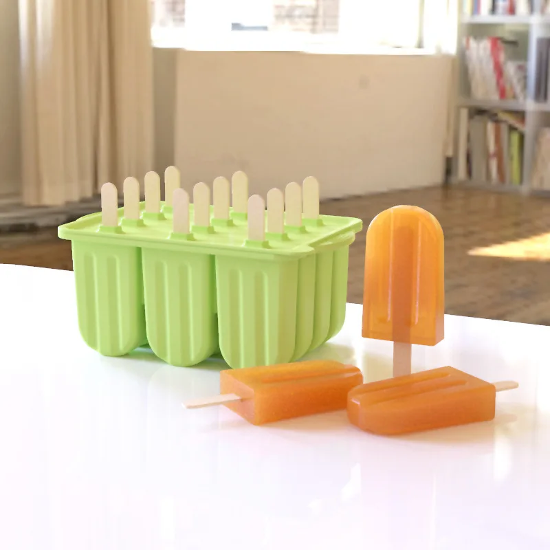 

New Idea of Ice Cream 10 Company 12 Company Ice Cream Mould Silica Gel Ice Lattice Popsicle Mould Ice Cream Summer