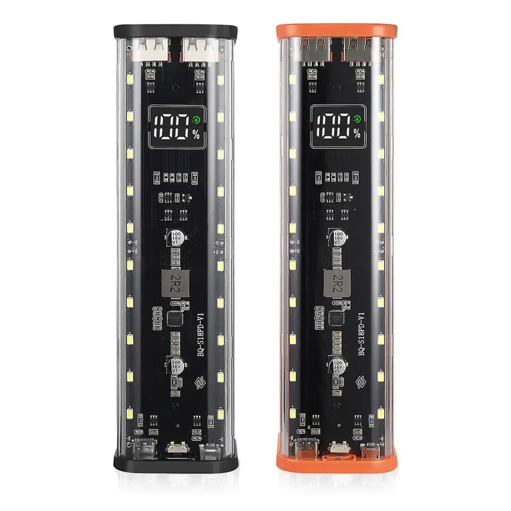 18650 Ящик для хранения аккумуляторов 4 слота DIY Power Bank Box зарядного устройства