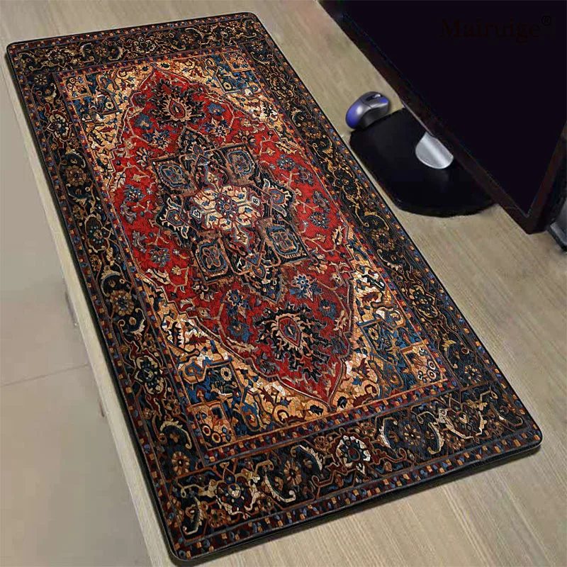 

Mouse Pad Desktop Office Accessories Prayer Rug Persian Carpet Mouse Mat Gamer Computer Desk Accessory Keyboard Mousepad Company