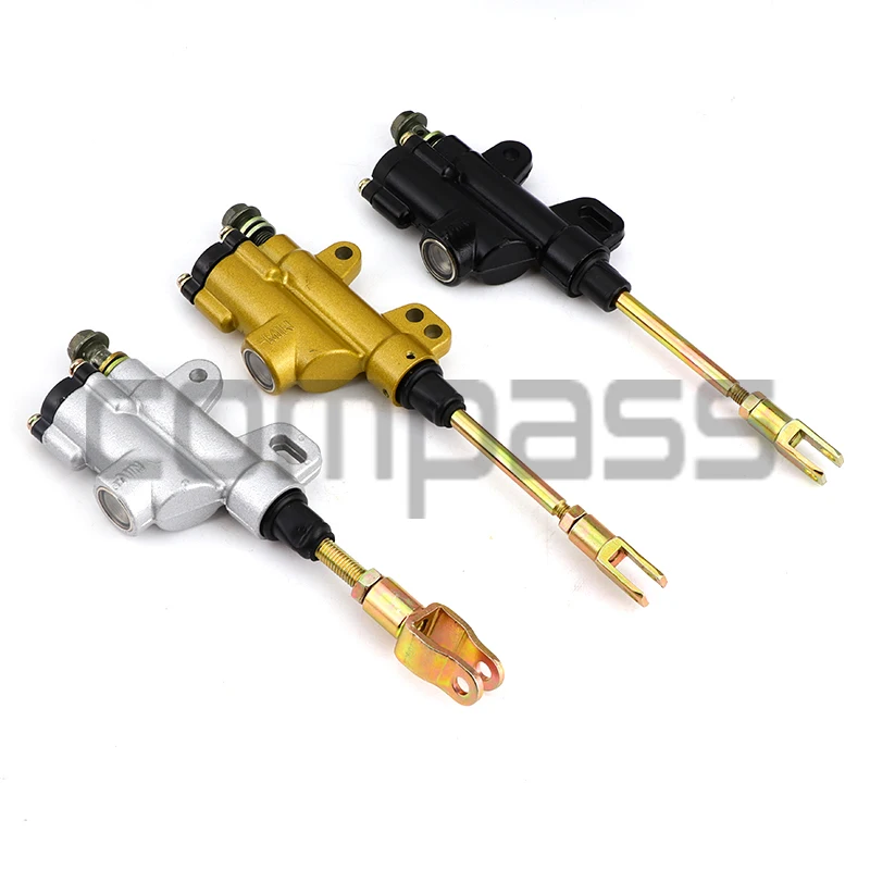 Rear Black Silver Golden Foot Hydraulic Brake Master Cylinder Pump for Motorcycle Dirt Pit Bike ATV