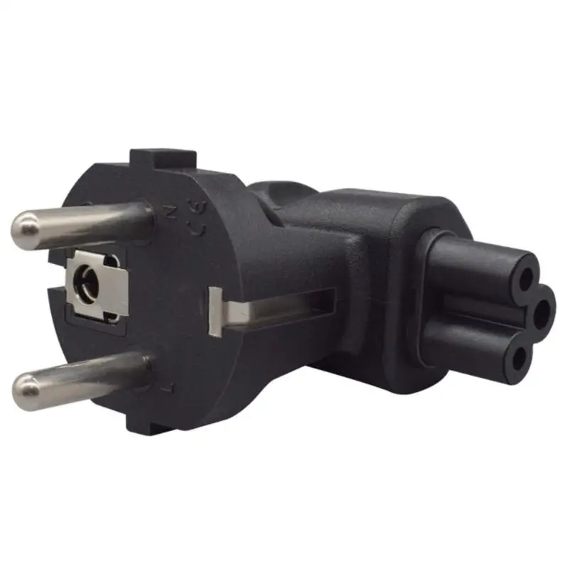 Переходник штепсельной вилки EU4 8 мм на C5 прямоугольные разъемы папа-мама ПВХ