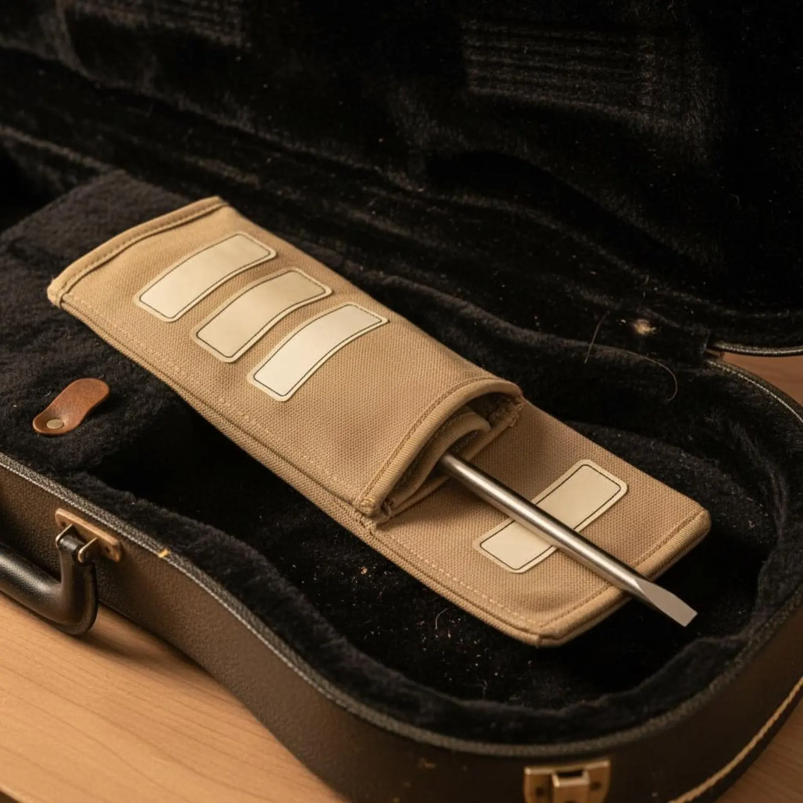 Фото Инструмент для прессования ладов Luthier: не повреждающий гитарные лады, долговечный металлический пресс для мастерских №3