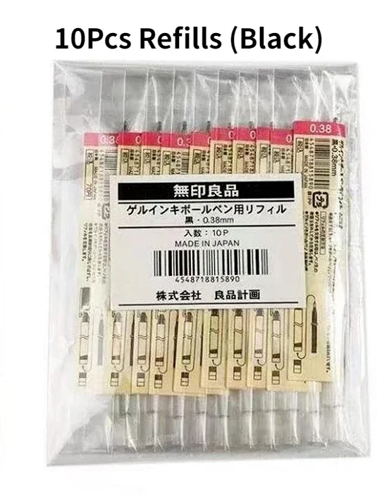 

Заправки для гелевых ручек MUJI черные/синие/красные 0,38 мм/0,5 мм