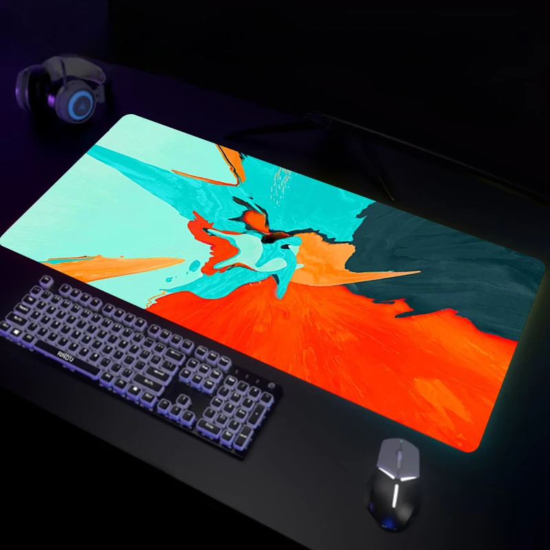 Резиновый коврик для мыши с принтом HD, большой коврик для мыши, игровой коврик для клавиатуры 500x1000 мм, большой Настольный коврик, натуральный офисный ковер XXL