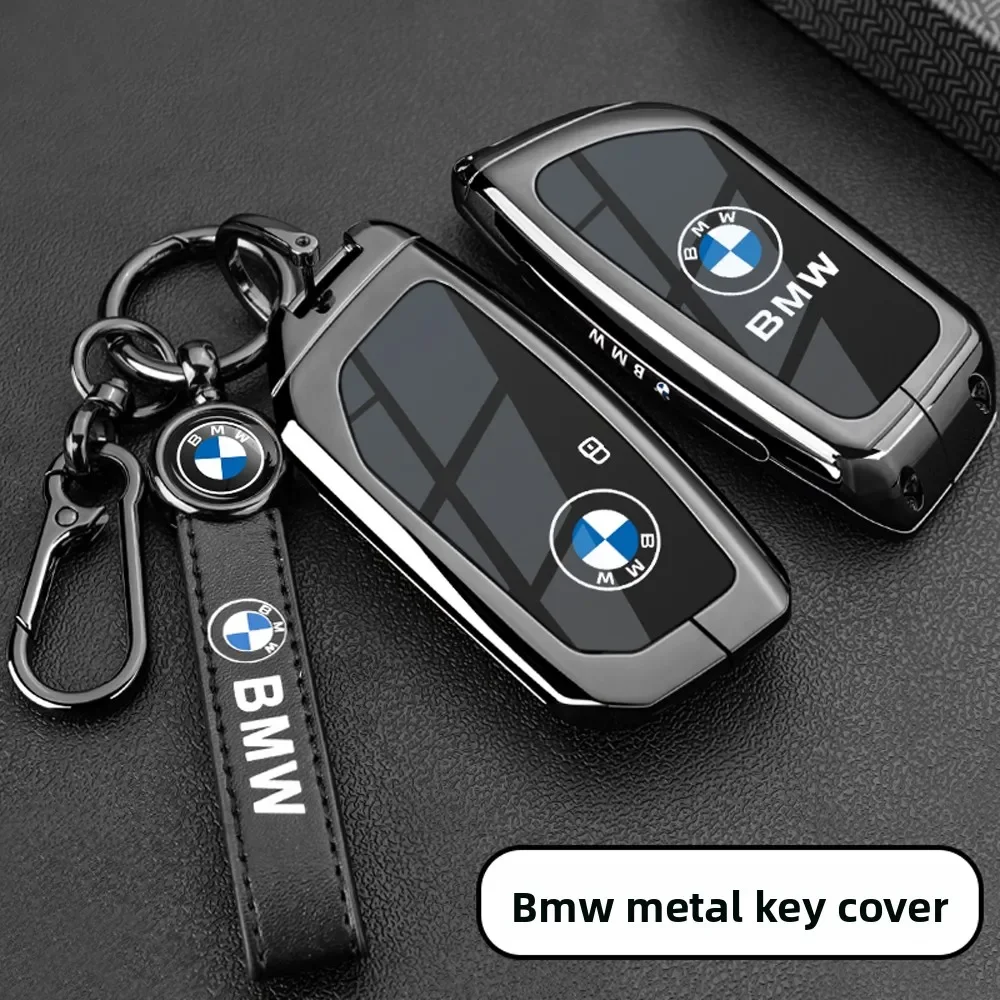 Фото Металлический чехол-брелок для автомобильной NFC-карты/ключа BMW 1, 3, 5, 7, 8 серий, X1, X3, X5, X6, X7, F30, G20, F34, F31, G30, G01, F15, I3, M4, 535le №4