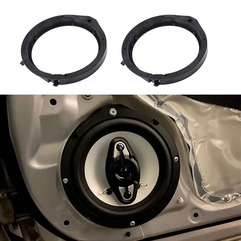 

1 Pair 6.5 Inch Car Audio Horn Gasket Speaker Spacers Adaptor For Ci vic Ac cord Fit City