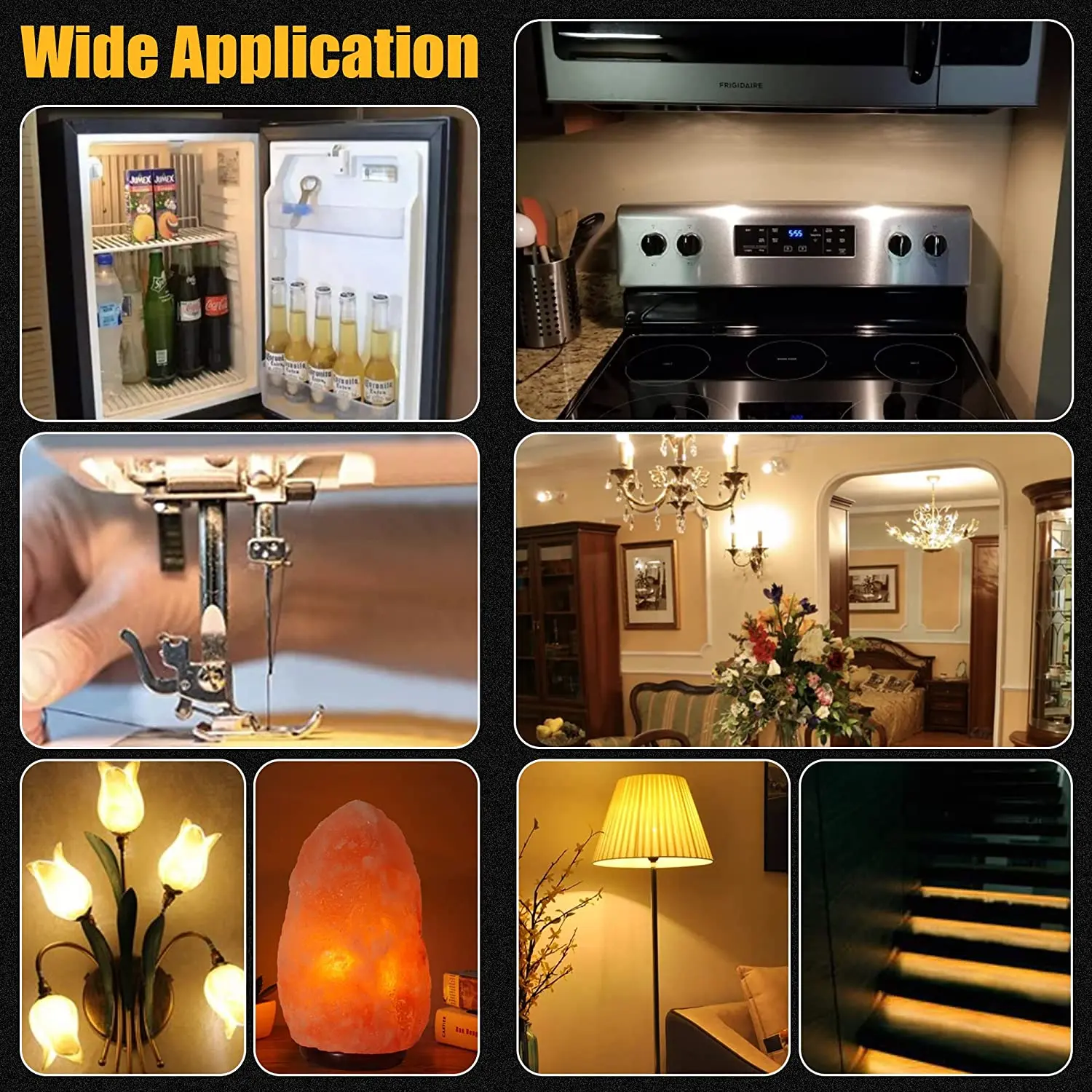 Диммируемая Светодиодная лампа накаливания E14 T20 1 Вт холодный свет яркий белый 7