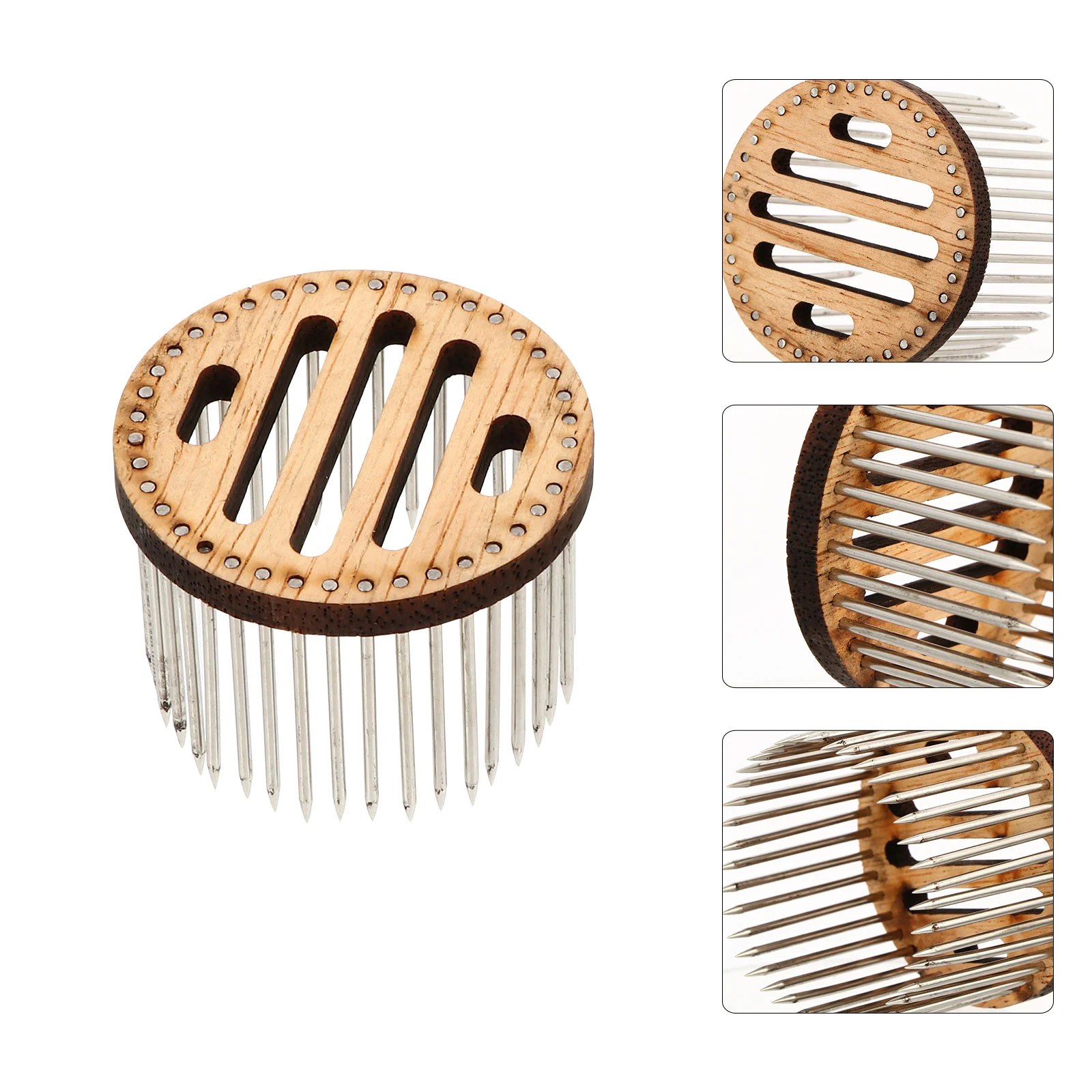 

2Pcs Professional Beekeeper Isolation Cage Stainless Steel Needle Cage