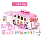 Детский игровой домик, игрушка для пикника, автофургона, набор для косплея, автобус сделай сам, мороженое, автобус, фаст-фуд, кемпер, детские игрушки для мальчиков и девочек