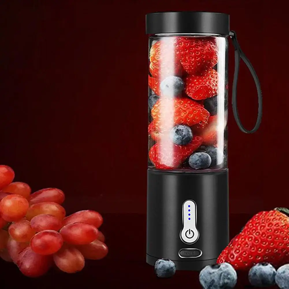 

Portable Travel Electric Juicer Cup Blender With 6 Blades Large Capacity Fruit Juice Mixer For Smoothies Shakes