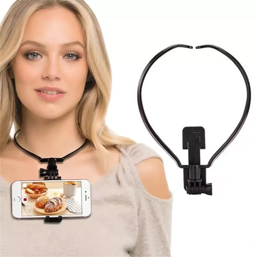 

Lazy Neck Phone Holder Stand For iPhone 11 Xiaomi Universal Wearable Phone Mount Bracket Smartphone Suporte Porta Celular
