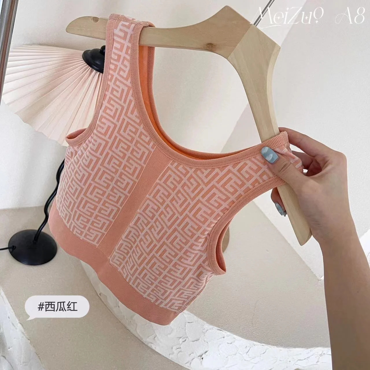 Летняя удобная и универсальная одежда для улицы без стального кольца Meizuo дышащая