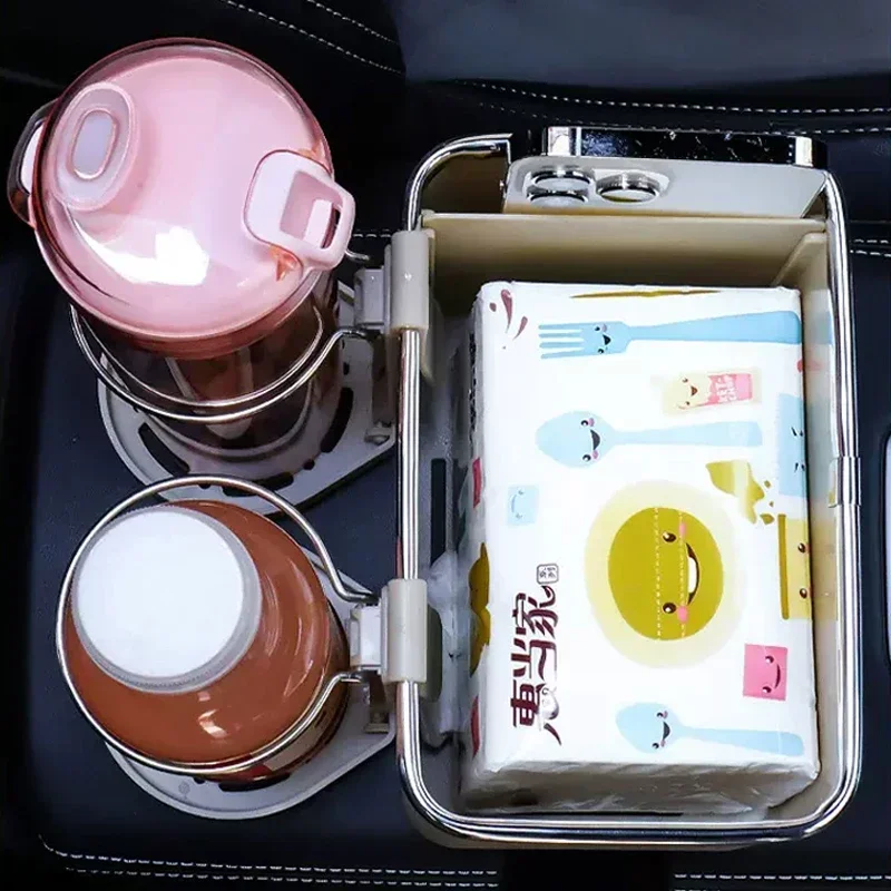 Авто полка для хранения 3 в 1 Автомобильный многофункциональный подлокотник