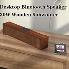 Bluetooth-Колонка деревянная, Hi-Fi, с U-диском