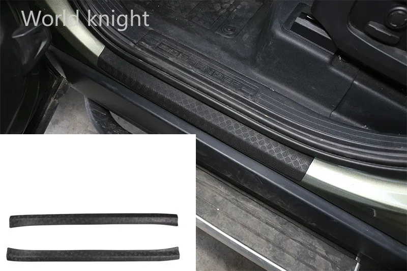 

2 шт., автомобильные накладки на пороги двери для Land Rover Defender 90