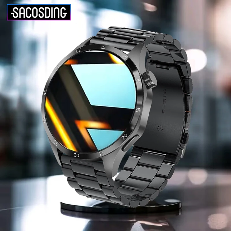 

Smart Watch Men 1.53 Inch HD Screen Heart Rate Blood Pressure Bluetooth Call NFC IP68 Waterproof GPS Sport Smartwatch For Huawei