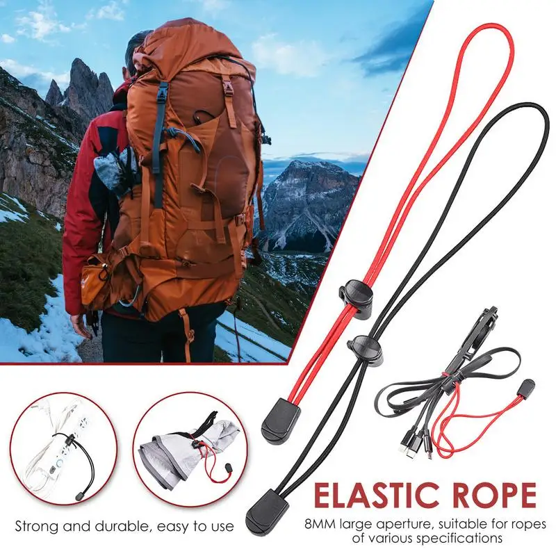 

Elastic Rope Strong Durable Backpack Hiking Stick Holder