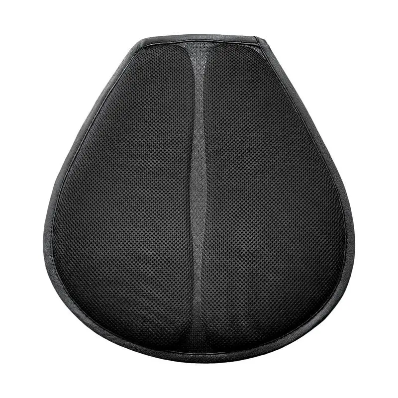 

Motorcycle Seat Cushion Pressure Relief Ride Seat Pad 5-Ply Breathable Shock Absorbing Electric Bike Seat Cushion Easy To