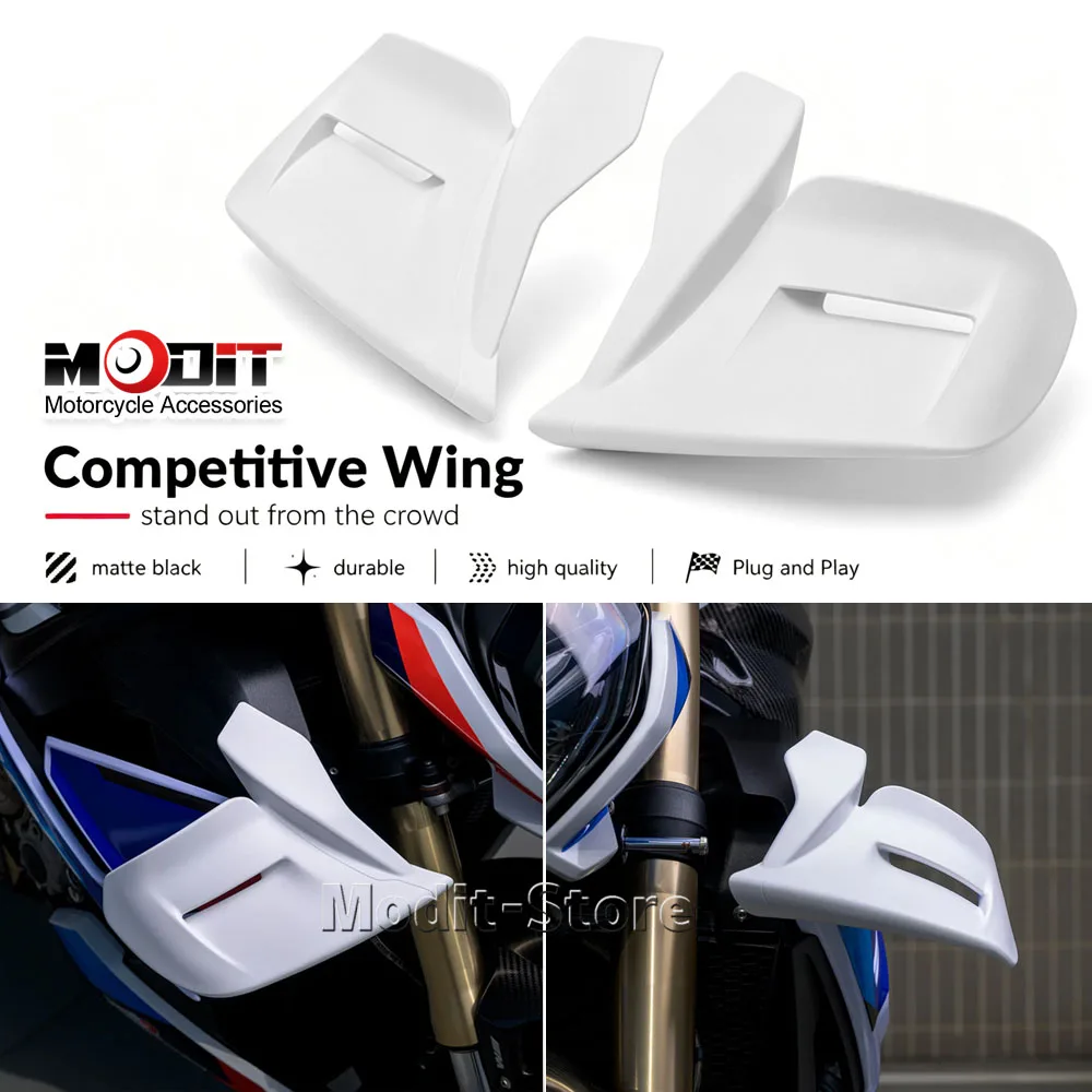 Для мотоцикла BMW S1000R S1000 R 2021-2026: боковые винглеты, передний спойлер, обтекатель, фиксированные боковые аксессуары ﻿ (art.: 3920dc22e867d) - 3920dc22e867d