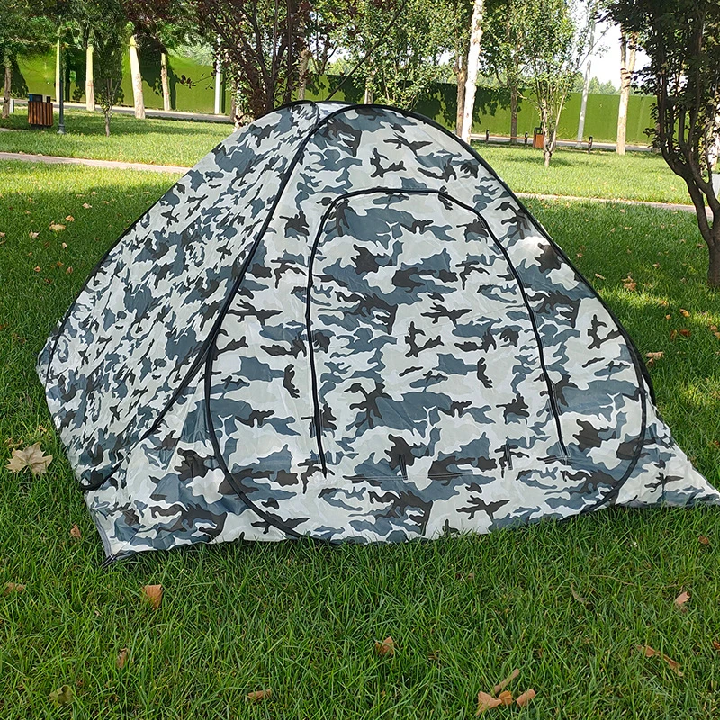 

Camouflage Ice Fishing Tent Pop Up Quick Open Privacy Outdoor Camping Beach Watching Bird Changing Room Toilet Winter Keep Warm