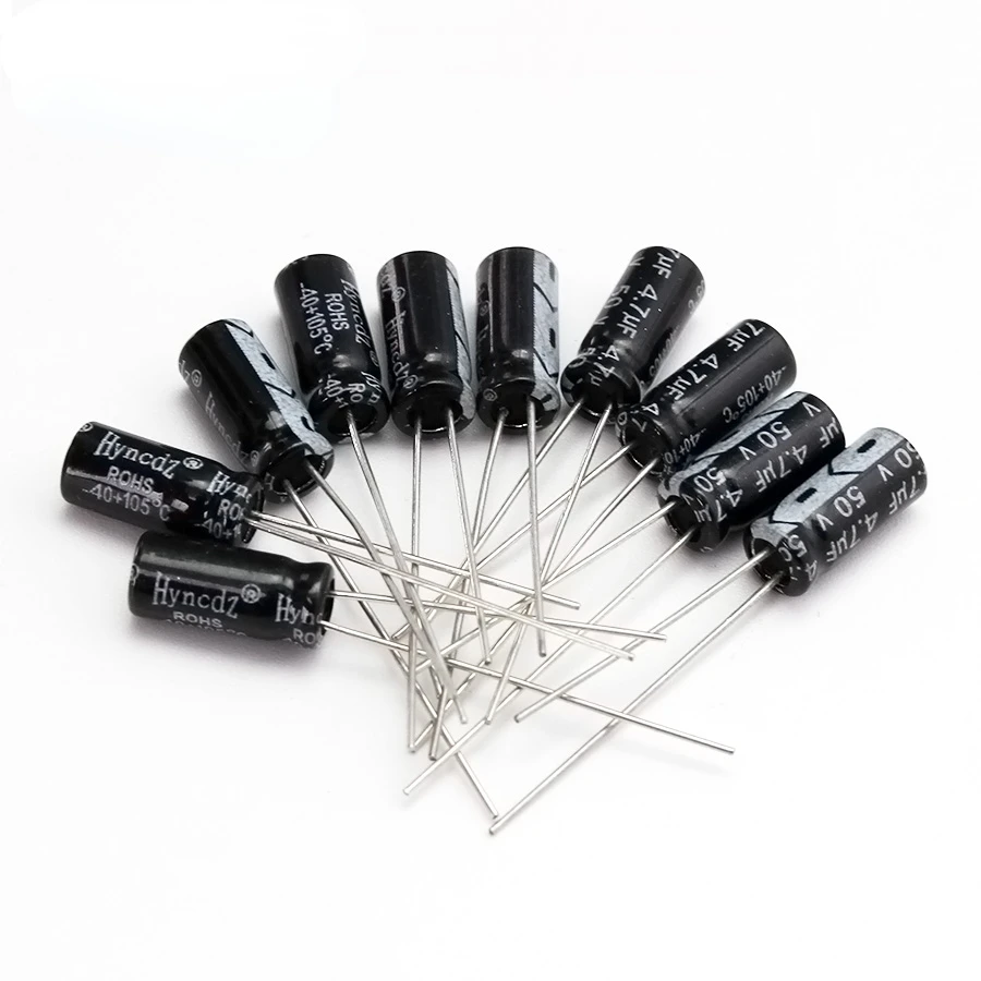 

New Aluminum Electrolytic Capacitors 10pcs 25V 50V 100V 450V capacitor 10UF 220UF 1000UF 3300UF DIY fixed electrolytic capacitor