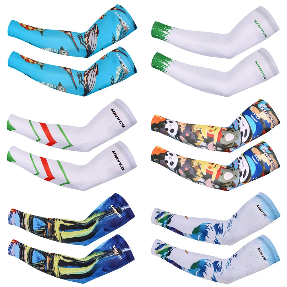 

Hot Sale Children's Cartoon Sports Arm Compression Sleeve Basketball Cycling Arm Warmer Summer Running UV Protection Volleyball
