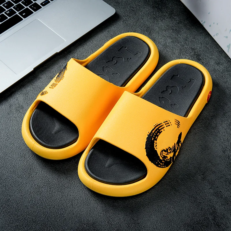 Men Women Slider Fashion Casual Men Slippers Non-slip Soft Sole Slides Designer Shoes Indoor Couple Bathroom Sliders