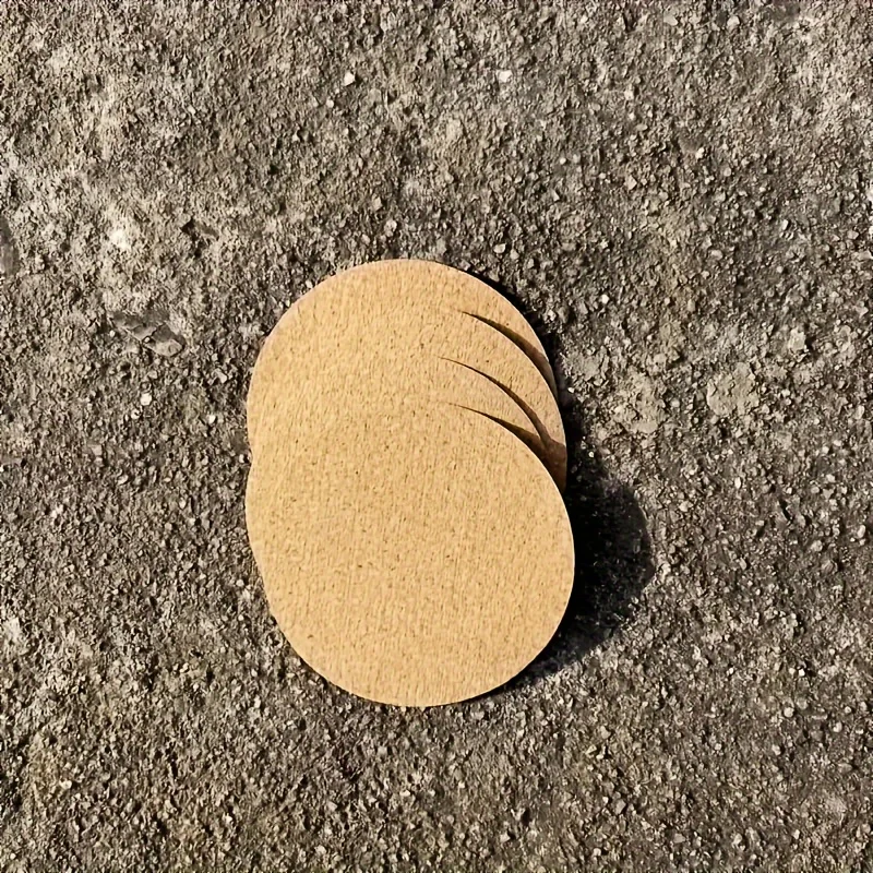 4 шт. коврик для чашки натуральный круглый деревянный прочная нескользящая