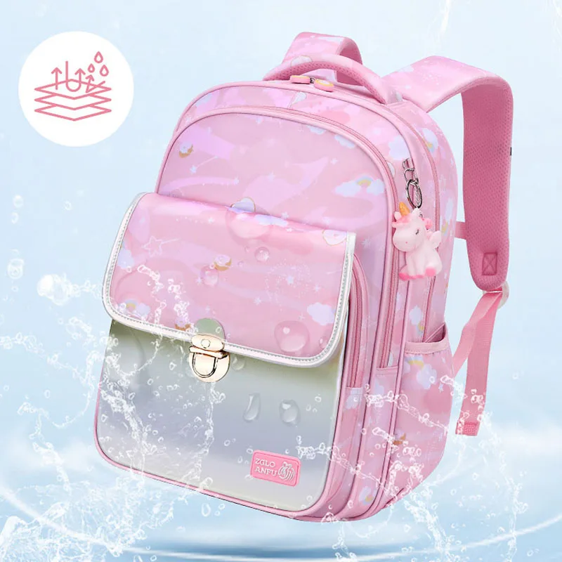 Boys Girls Grade 1-6 Kids Book Bag Primary Satchel Schoolbag Children Space School Bags For Orthopedic School Backpacks Mochila