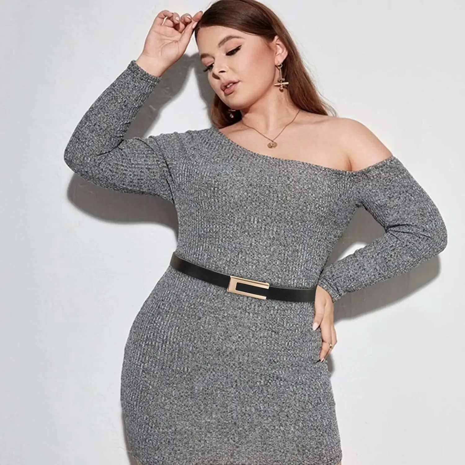 Модный женский ремень из натуральной кожи высококачественный пояс с золотой