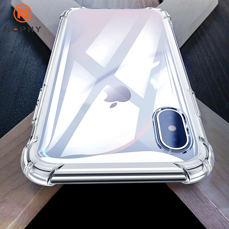 

Противоударный силиконовый мягкий чехол JOME для iPhone 13, 12, 11 Pro, X, XR, XS, MAX, 6 S, 7, 8 Plus, 7Plus, 8 Plus, задняя крышка, Прозрачный бампер